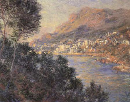 Claude Monet Monte Carlo seen from Roquebrune France oil painting art